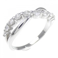 K18WG ダイヤモンド リング 0.40CT