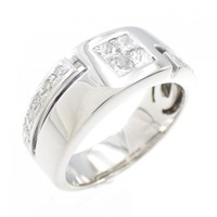 K18WG ダイヤモンド リング 0.53CT