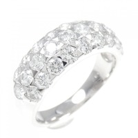 K18WG パヴェ ダイヤモンド リング 2.00CT