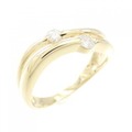 K18YG ダイヤモンド リング 0.12CT