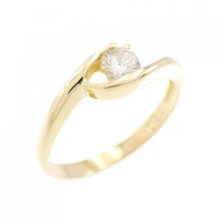 K18YG ダイヤモンド リング 0.22CT