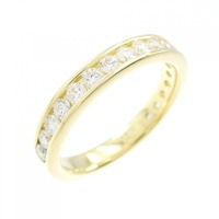 K18YG ハーフエタニティ ダイヤモンド リング 0.72CT