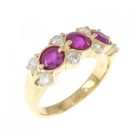 K18YG ルビー リング 0.97CT