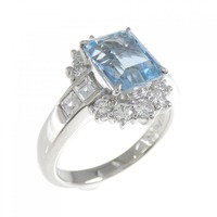 PT アクアマリン リング 1.67CT