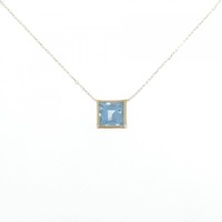 【リメイク】K18YG アクアマリン ネックレス 2.19CT