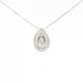 K18WG ダイヤモンド ネックレス 0.30CT