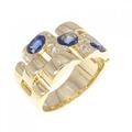 K18YG サファイヤ リング 1.18CT
