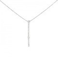 K18WG ダイヤモンド ネックレス 0.17CT