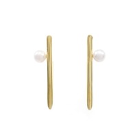 【新品】K18YG アコヤパール ピアス 6mm