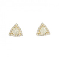 【新品】K18YG ダイヤモンド ピアス 0.44CT
