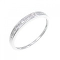 K18WG ダイヤモンド リング 0.25CT