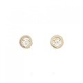 K18YG ダイヤモンド ピアス 0.417CT