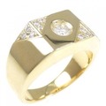 K18YG ダイヤモンド リング 0.21CT
