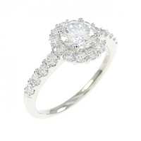 PT ダイヤモンド リング 0.643CT F SI2 VG