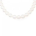 シルバークラスプ アコヤパール ネックレス 9-9.5mm
