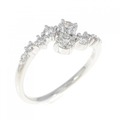 K18WG ダイヤモンド リング 0.50CT