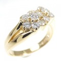K18YG ダイヤモンド リング 0.66CT