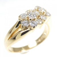 K18YG ダイヤモンド リング 0.66CT
