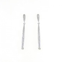 K18WG ダイヤモンド ピアス 0.20CT