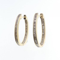 K18YG ダイヤモンド ピアス 1.10CT
