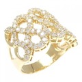 K18YG ダイヤモンド リング 2.00CT