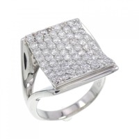 PT パヴェ ダイヤモンド リング 1.00CT
