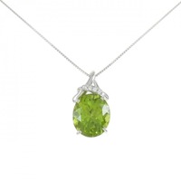 PT ペリドット ネックレス 7.17CT