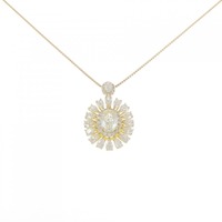 【新品】K18YG ダイヤモンド ネックレス 1.080CT VLY SI2 オーバルカット