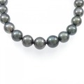 【新品】シルバー/PT 黒蝶パール ネックレス 11.8-14mm ピアス セット