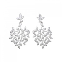 ティファニー オリーブリーフ ドロップ ピアス