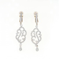 K18PG/K18WG ダイヤモンド イヤリング