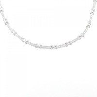 K18WG ダイヤモンド ネックレス 1.50CT