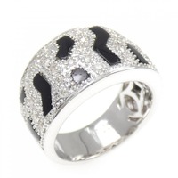 750WG オニキス リング 0.76CT