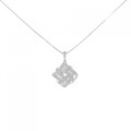K18WG ダイヤモンド ネックレス 0.40CT