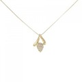 K18YG ダイヤモンド ネックレス 0.10CT