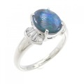 PT ブラックオパール リング 1.14CT