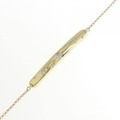 K18YG ダイヤモンド ブレスレット 0.19CT