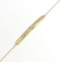 K18YG ダイヤモンド ブレスレット 0.19CT