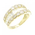 K18YG ダイヤモンド リング 2.00CT
