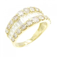 K18YG ダイヤモンド リング 2.00CT