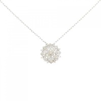 PT フラワー ダイヤモンド ネックレス 0.20CT