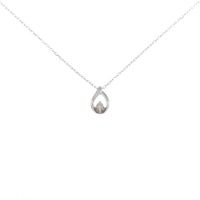 【新品】PT ダイヤモンド ネックレス 0.02CT