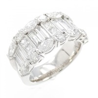 750WG ダイヤモンド リング 3.50CT