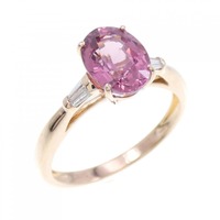 K18PG ガーネット リング 1.79CT