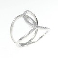 K18WG ダイヤモンド リング 0.17CT