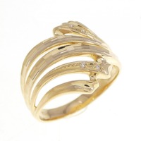 K18YG ダイヤモンド リング