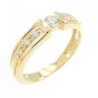 K18YG ダイヤモンド リング 0.20CT