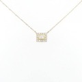 K18PG ダイヤモンド ネックレス 0.08CT