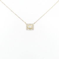 K18PG ダイヤモンド ネックレス 0.08CT