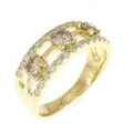 K18YG ダイヤモンド リング 0.60CT